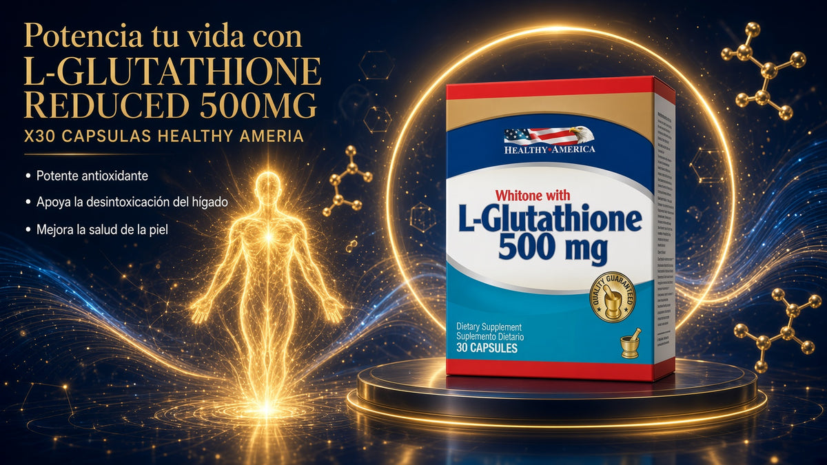 L-GLUTATHIONE REDUCED 500MG X30 CAPSULAS HEALTHY AMERIA ia_3
