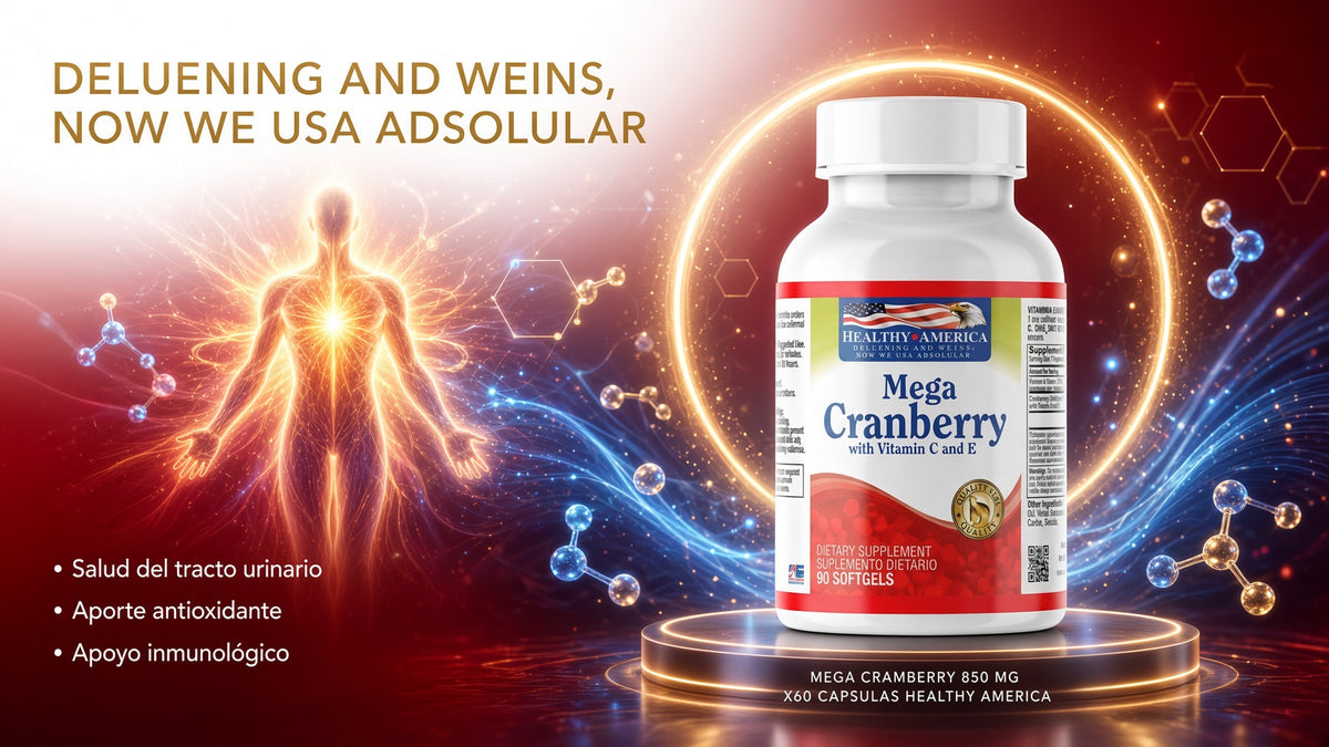 MEGA CRAMBERRY 850 MG X60 CAPSULAS HEALTHY AMERICA ia_3