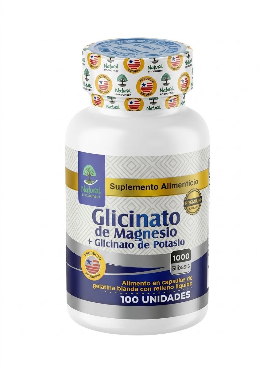 GLICINATO DE MAGNESIO+POTACIO X100 CAPS. ENCOUNTER REGISTRO principal
