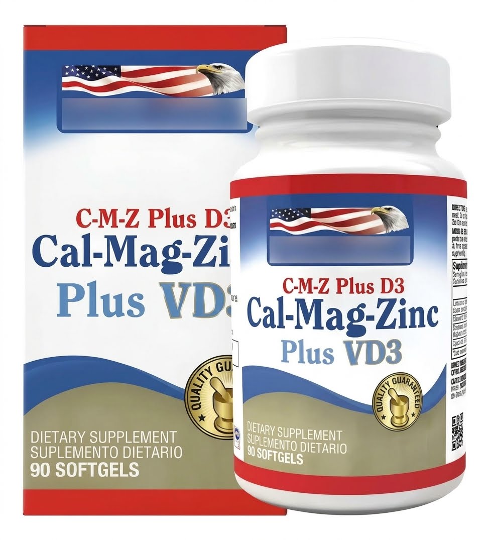 CALCIO-MAGNESIO-ZINC-D CAPS X90 HELTHY AMERICA principal