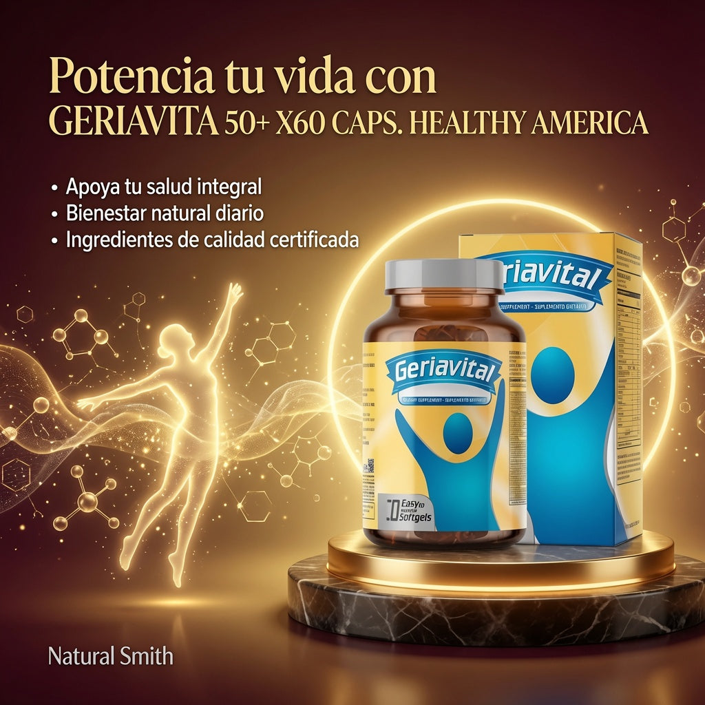 GERIAVITAL 50+  X60 CAPS. HEALTHY AMERICA ia_3