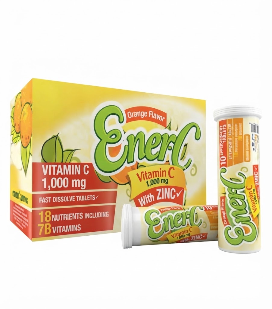 ENERC VITAMINA C X10 HEALTHY AMERICA — SKU 001560