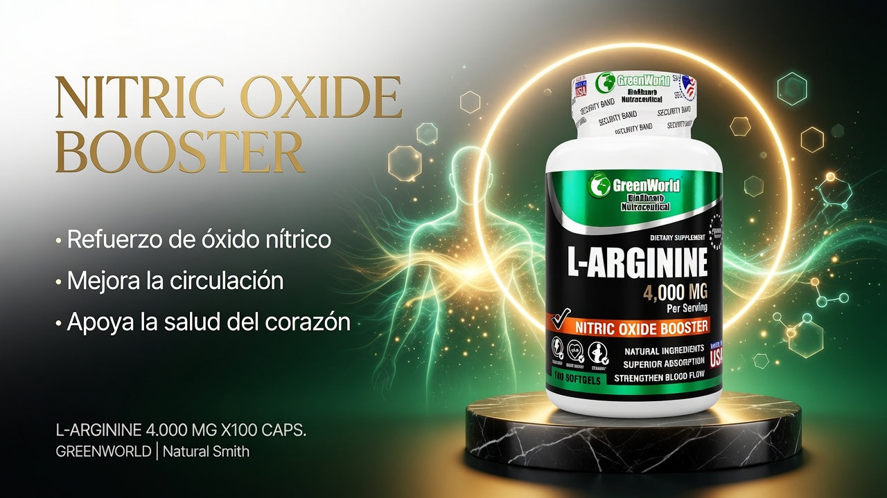 L-ARGININE 4.000 MG X100 CAPS. GREENWORLD ia_3