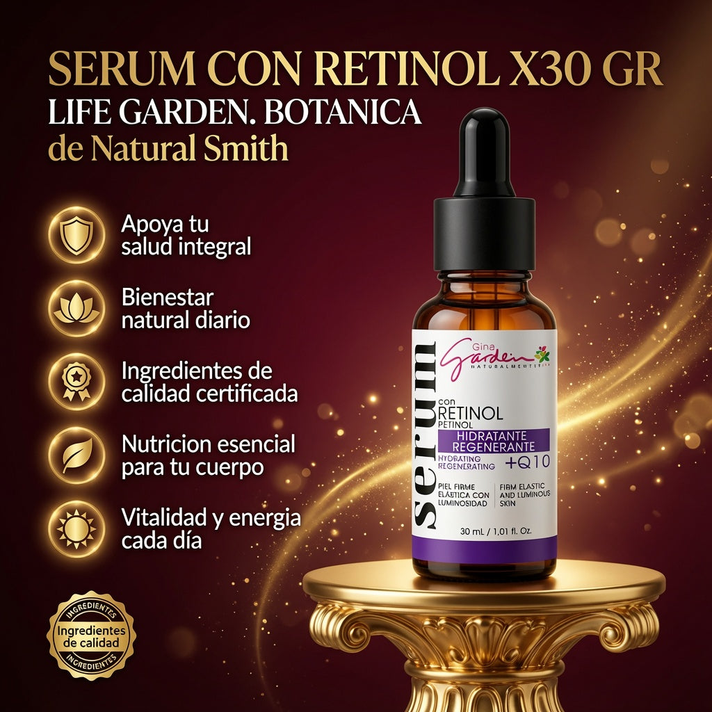 SERUM CON RETINOL  X30 GR LIFE GARDEN. BOTANICA ia_2