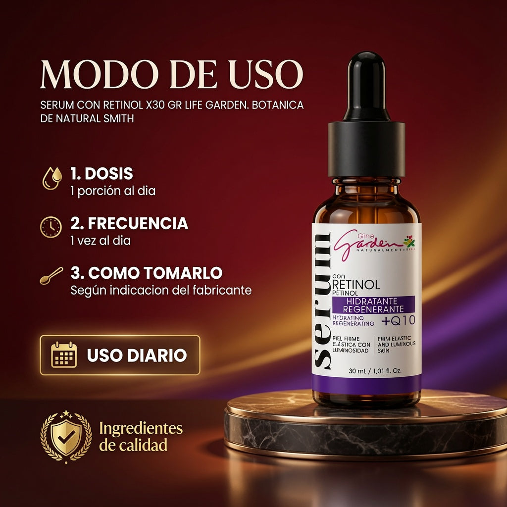 SERUM CON RETINOL  X30 GR LIFE GARDEN. BOTANICA ia_4