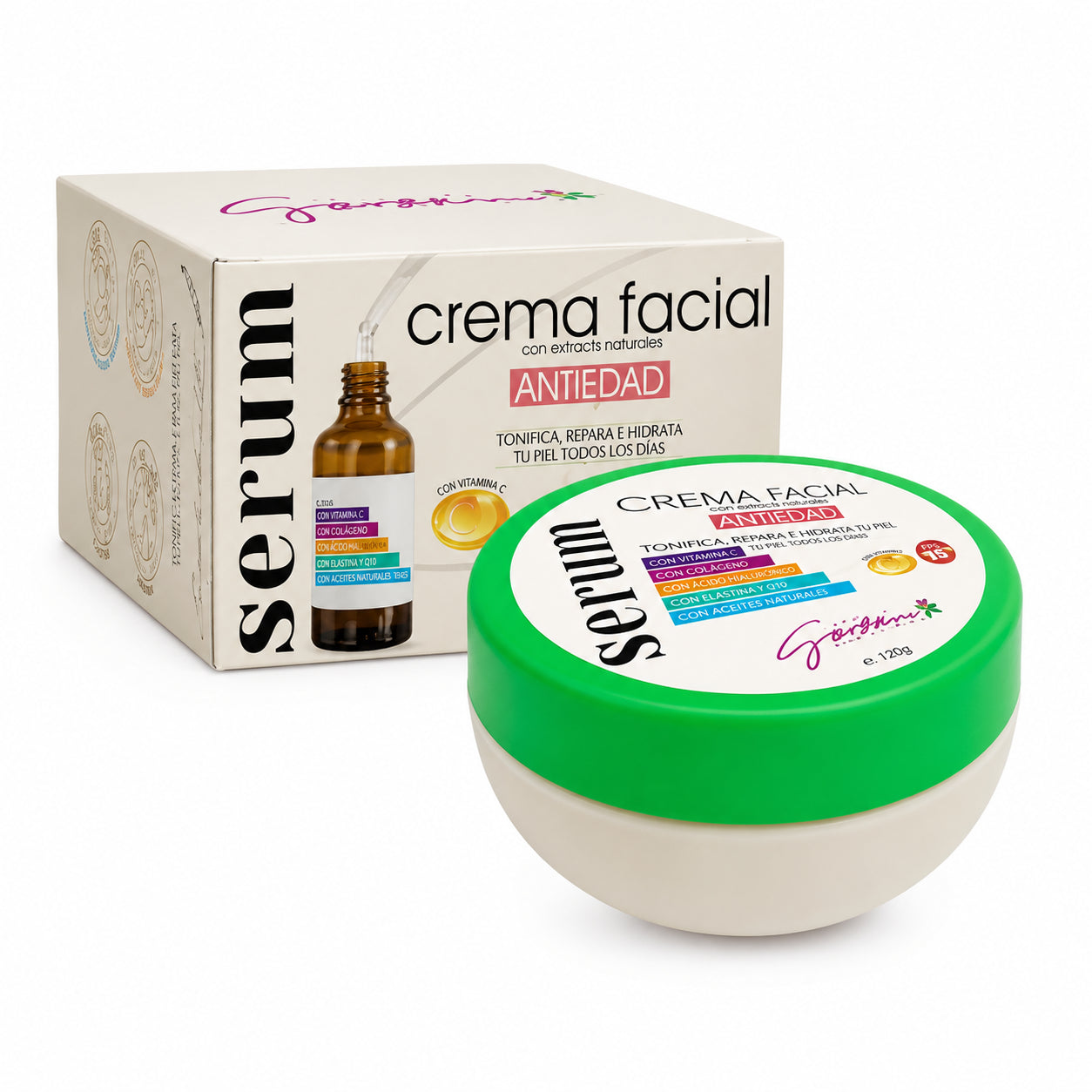 CREMA FACIAL CON EXTRACTOS NATURALES. BOTANICA FACE principal