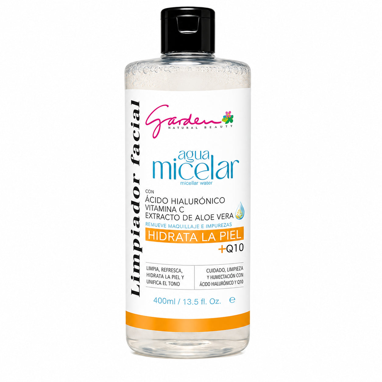 AGUA MICELAR X400 ML LIFE GARDEN. BOTANICA principal