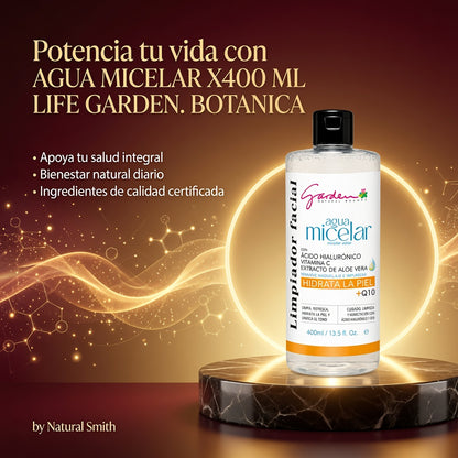 AGUA MICELAR X400 ML LIFE GARDEN. BOTANICA ia_3
