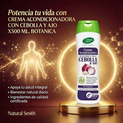 CREMA ACONDICIONADORA CON CEBOLLA Y AJO X500 ML. BOTANICA ia_3