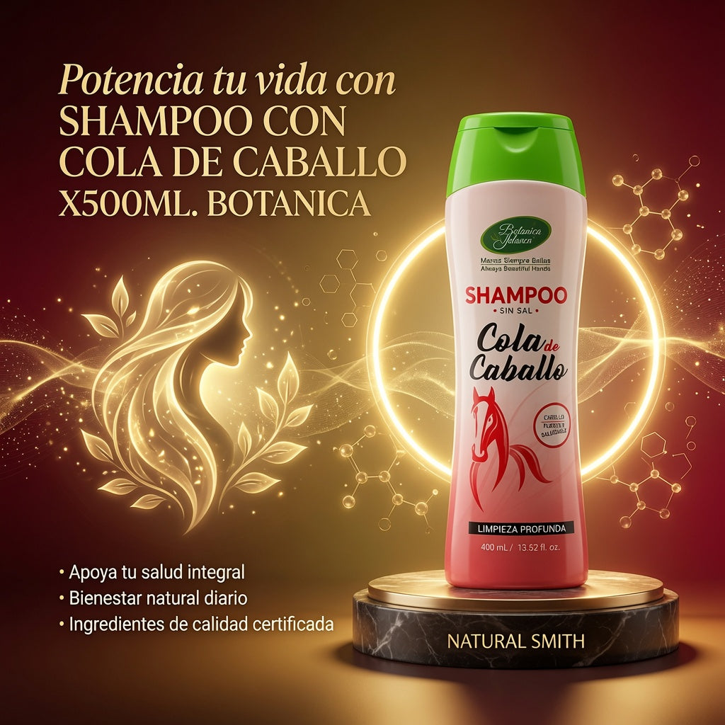 SHAMPOO CON COLA DE CABALLO X500ML. BOTANICA ia_3