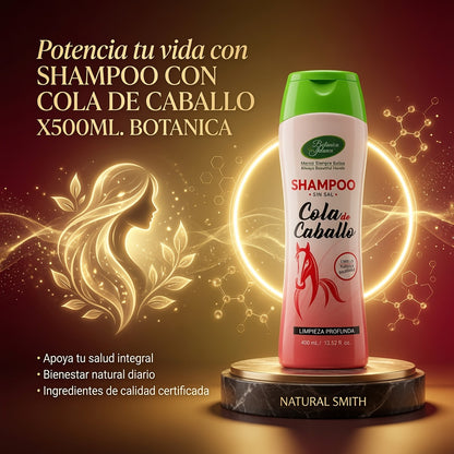 SHAMPOO CON COLA DE CABALLO X500ML. BOTANICA ia_3