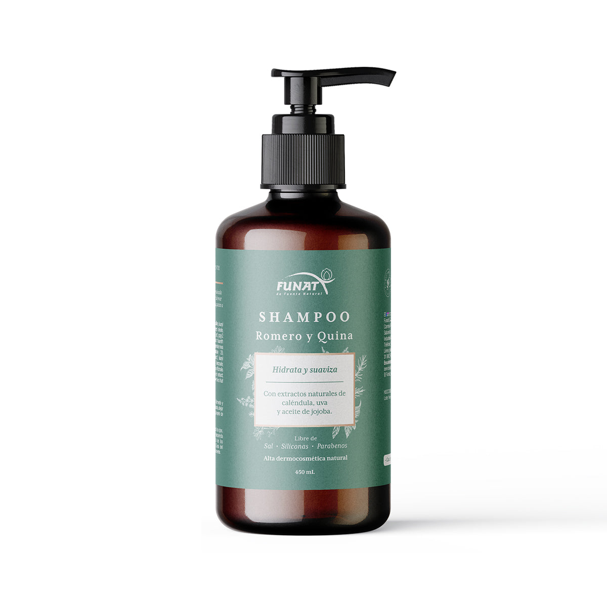 SHAMPOO ROMERO Y QUINA X500 ML. BOTANICA principal