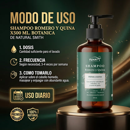 SHAMPOO ROMERO Y QUINA X500 ML. BOTANICA ia_4