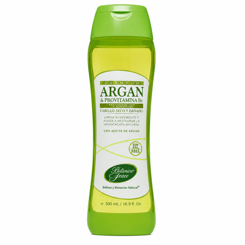 SHAMPOO ARGAN ROMERO QUINUA Y MORINGA X500 ML. BOTANICA principal