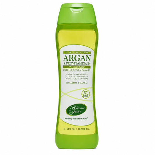 SHAMPOO ARGAN ROMERO QUINUA Y MORINGA X500 ML. BOTANICA principal