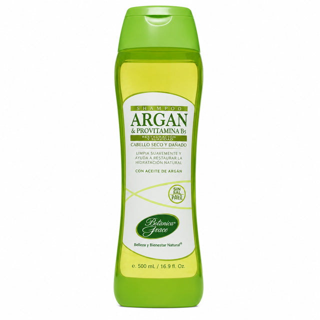 SHAMPOO ARGAN ROMERO QUINUA Y MORINGA X500 ML. BOTANICA principal
