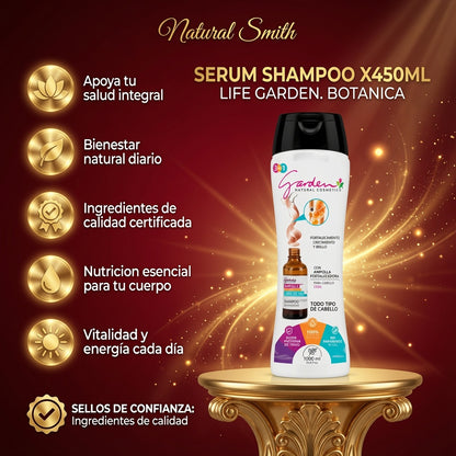 SERUM SHAMPOO X450ML LIFE GARDEN. BOTANICA ia_2