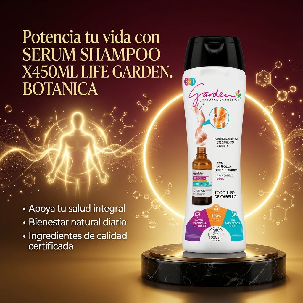 SERUM SHAMPOO X450ML LIFE GARDEN. BOTANICA ia_3