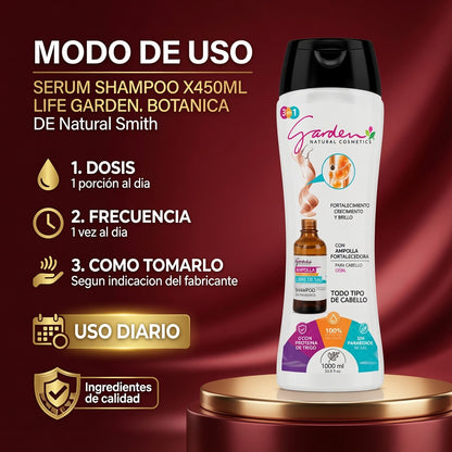 SERUM SHAMPOO X450ML LIFE GARDEN. BOTANICA ia_4