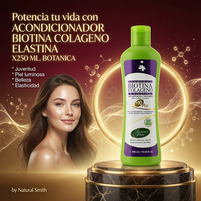 ACONDICIONADOR BIOTINA COLAGENO ELASTINA X250 ML. BOTANICA ia_3
