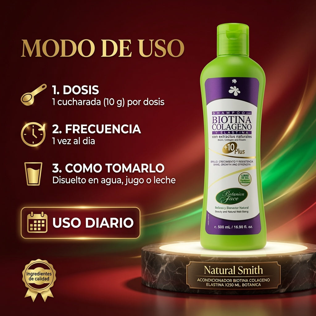 ACONDICIONADOR BIOTINA COLAGENO ELASTINA X250 ML. BOTANICA ia_4