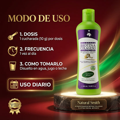 ACONDICIONADOR BIOTINA COLAGENO ELASTINA X250 ML. BOTANICA ia_4