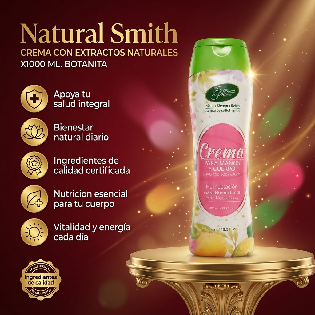 CREMA CON EXTRACTOS NATURALES X1000 ML. BOTANITA ia_2