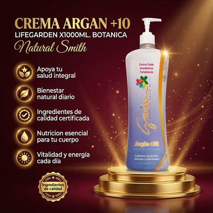CREMA ARGAN +10 LIFEGARDEN X1000ML. BOTANICA ia_2