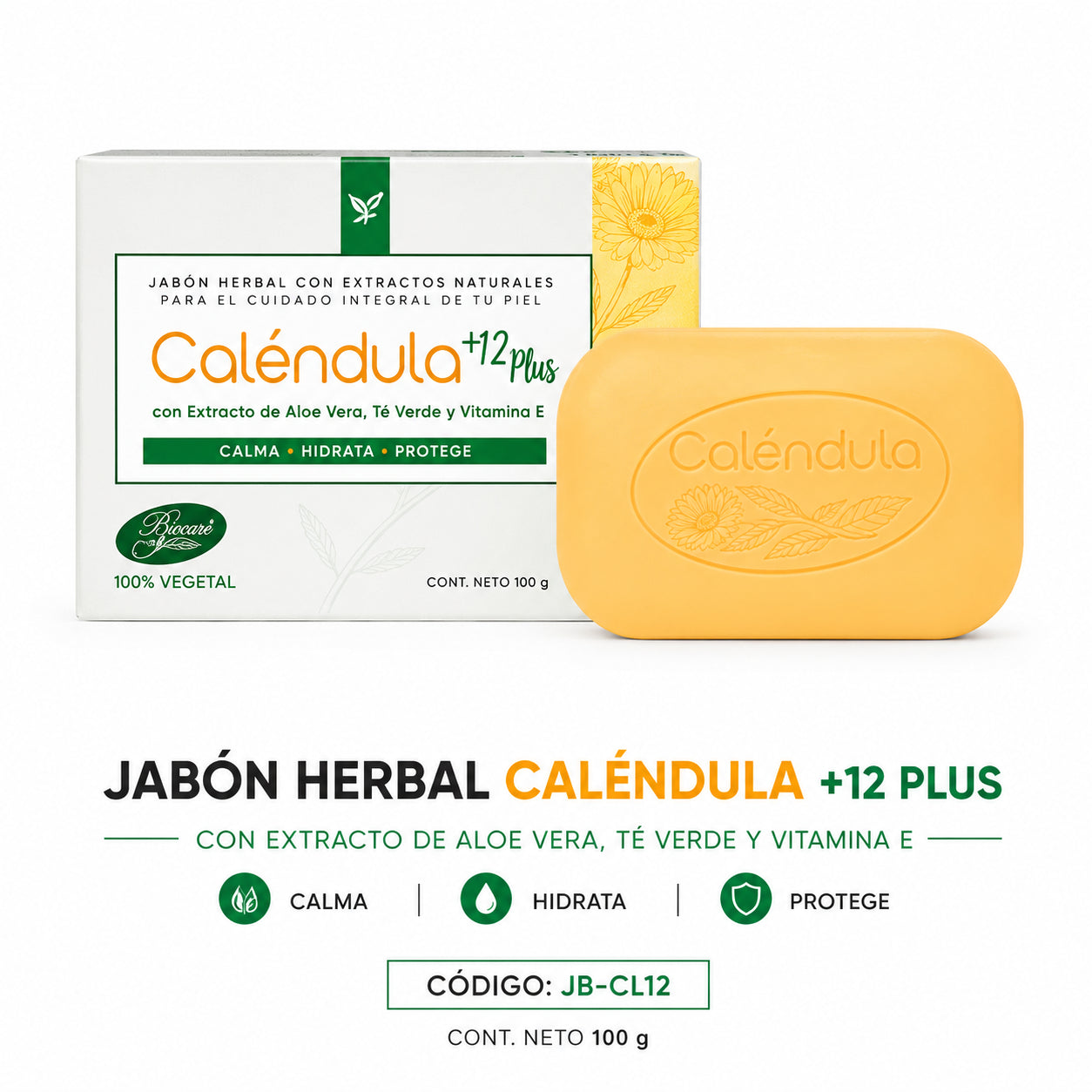 JABON CALENDULA X120 GR. BOTANICA principal