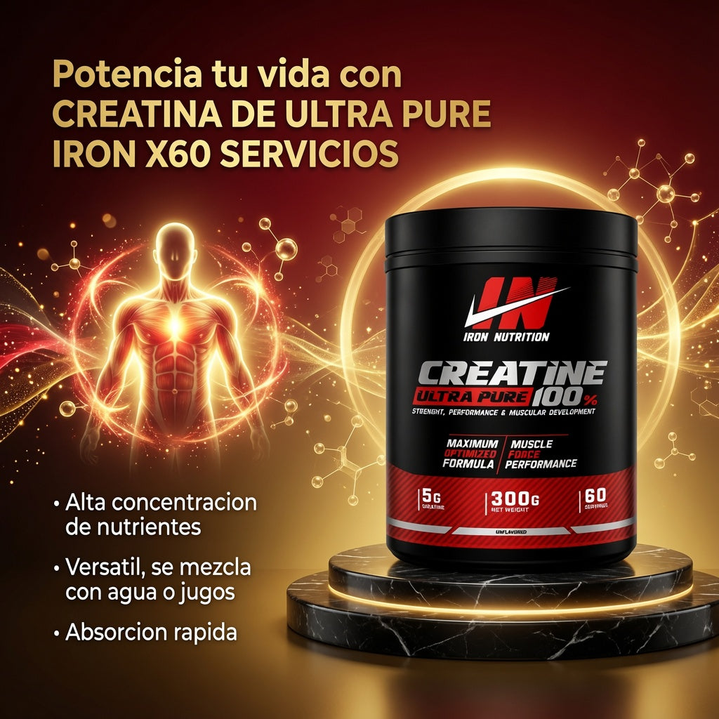 CREATINA DE ULTRA PURE IRON X60 SERVICIOS ia_3