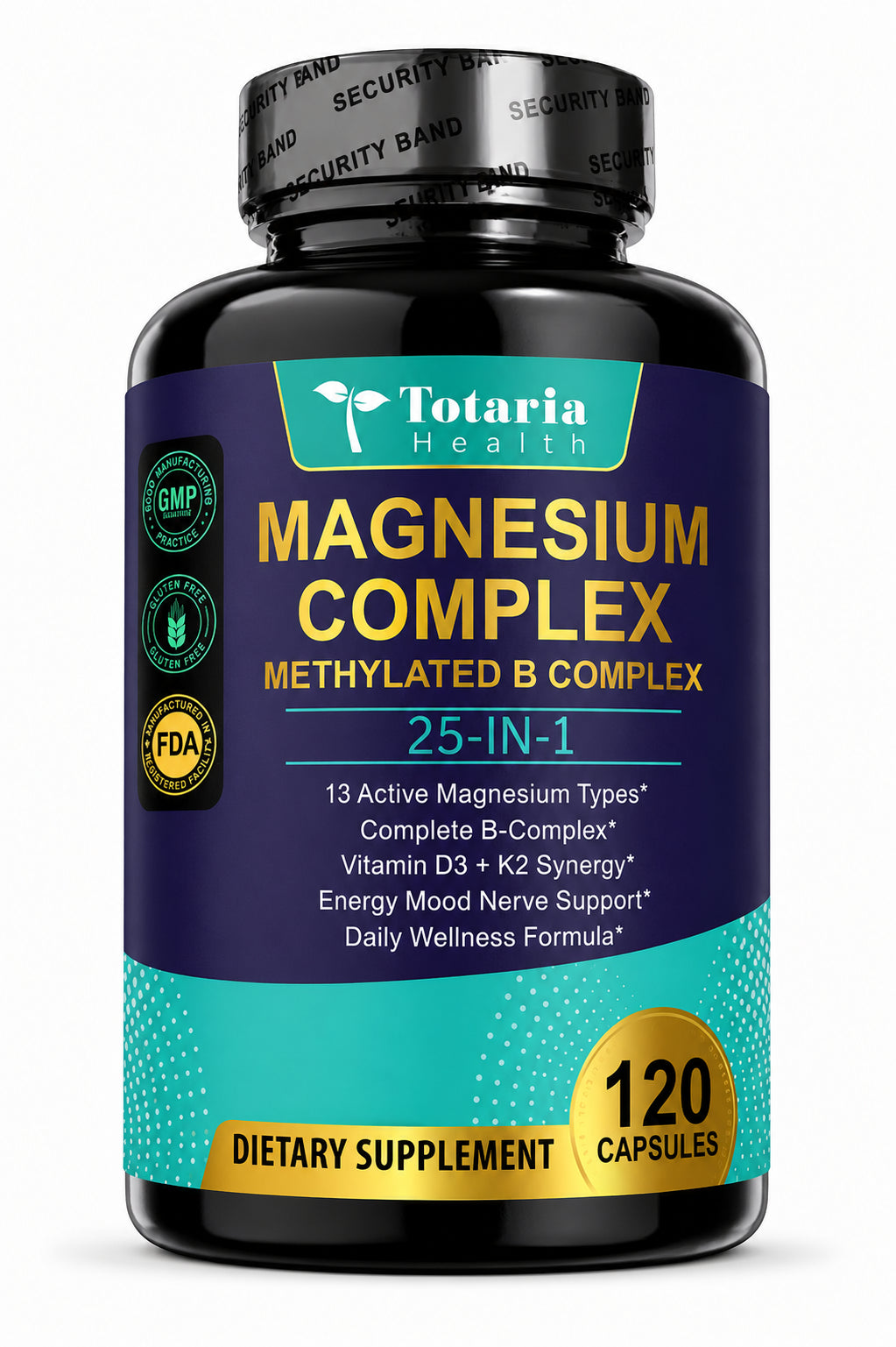 MAGNESIUM COMPLEX 25 IN 1 X120 CAPS. TOTARIA principal