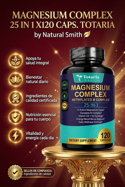 MAGNESIUM COMPLEX 25 IN 1 X120 CAPS. TOTARIA ia_2