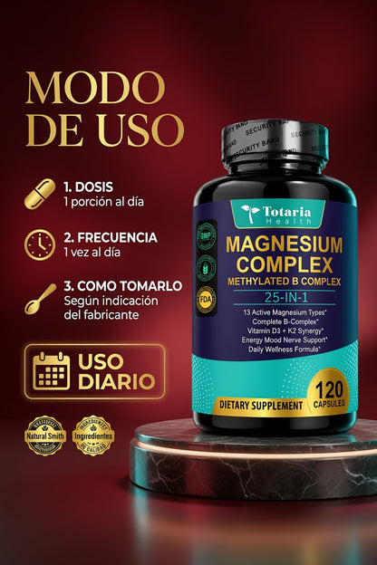 MAGNESIUM COMPLEX 25 IN 1 X120 CAPS. TOTARIA ia_4