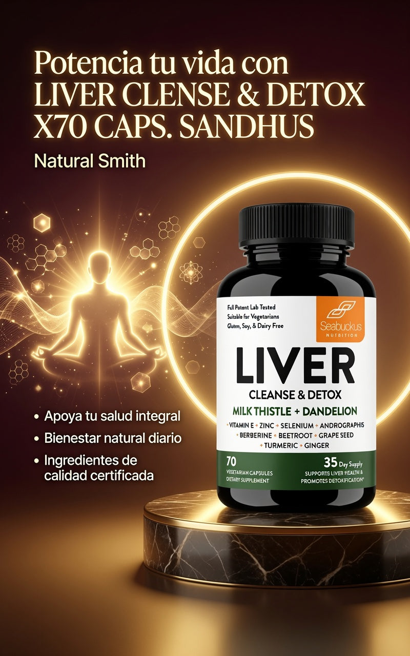 LIVER CLENSE & DETOX X70 CAPS. SANDHUS ia_3