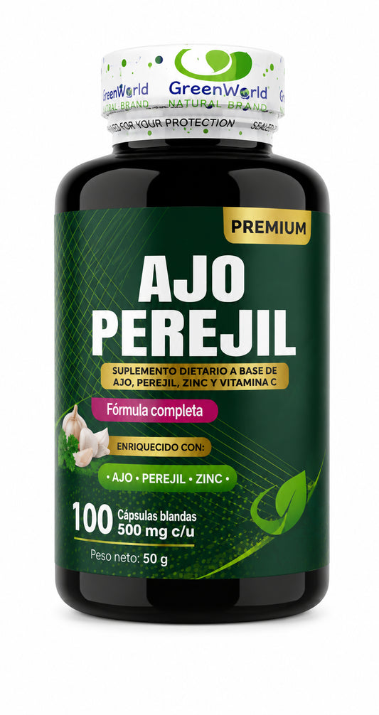 AJO PEREJIL X100 CAPS. GREENSOFG principal
