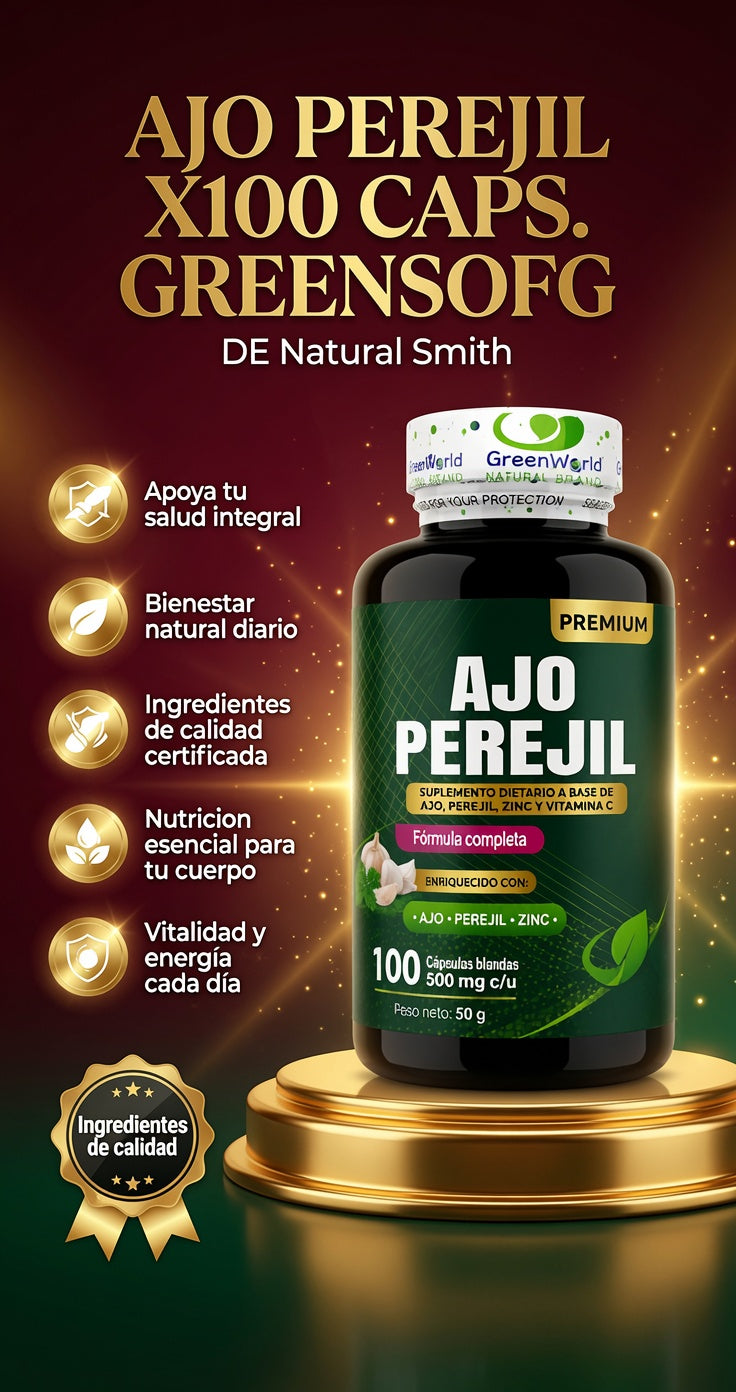AJO PEREJIL X100 CAPS. GREENSOFG ia_2