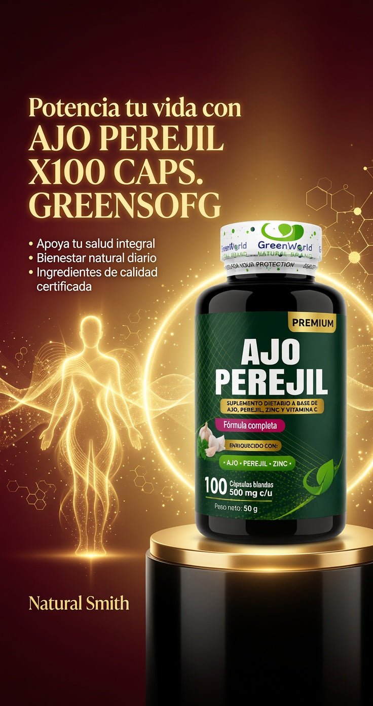 AJO PEREJIL X100 CAPS. GREENSOFG ia_3