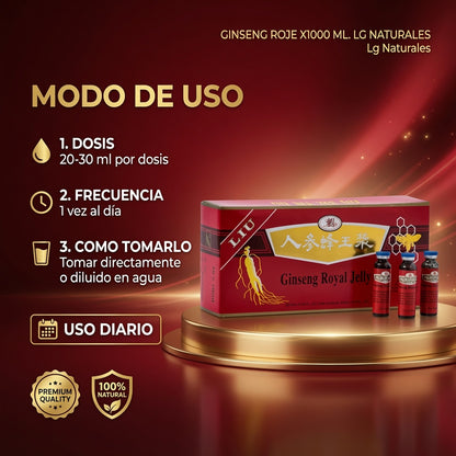 GINSENG ROJE X1000 ML. LG NATURALES ia_4