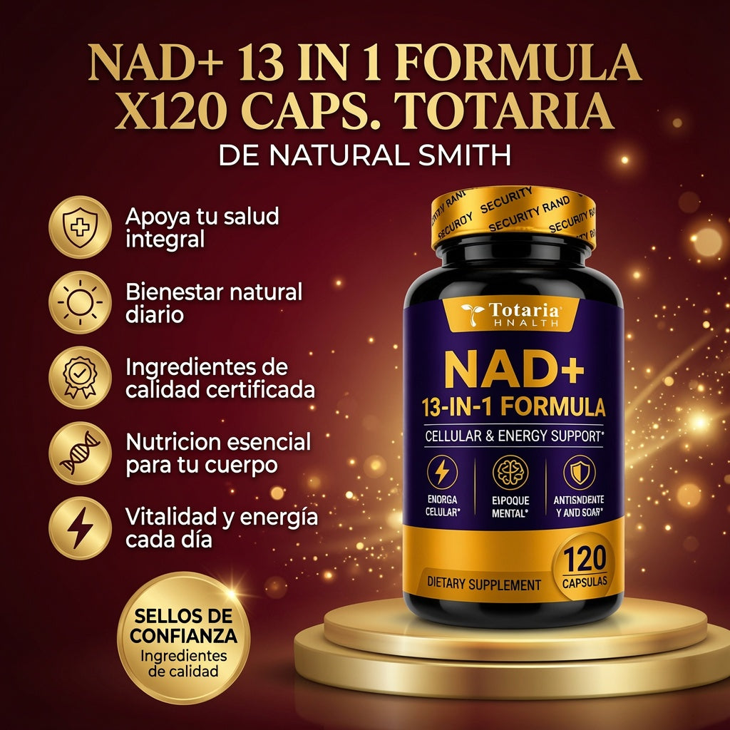 NAD+ 13 IN 1 FORMULA X120 CAPS. TOTARIA ia_2