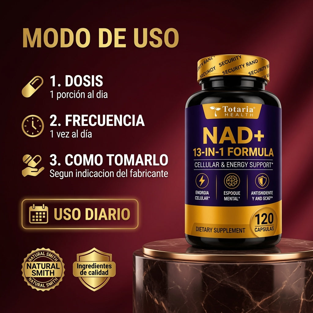NAD+ 13 IN 1 FORMULA X120 CAPS. TOTARIA ia_4
