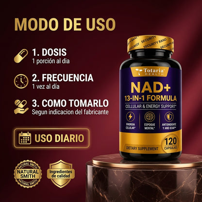 NAD+ 13 IN 1 FORMULA X120 CAPS. TOTARIA ia_4
