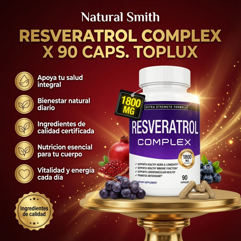 RESVERATROL COMPLEX X 90 CAPS. TOPLUX ia_2