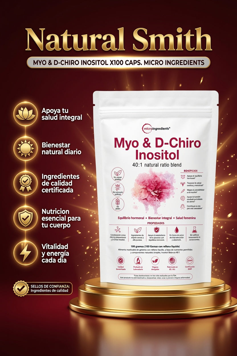 MYO & D-CHIRO INOSITOL X100 CAPS. MICRO INGREDIENTS ia_2