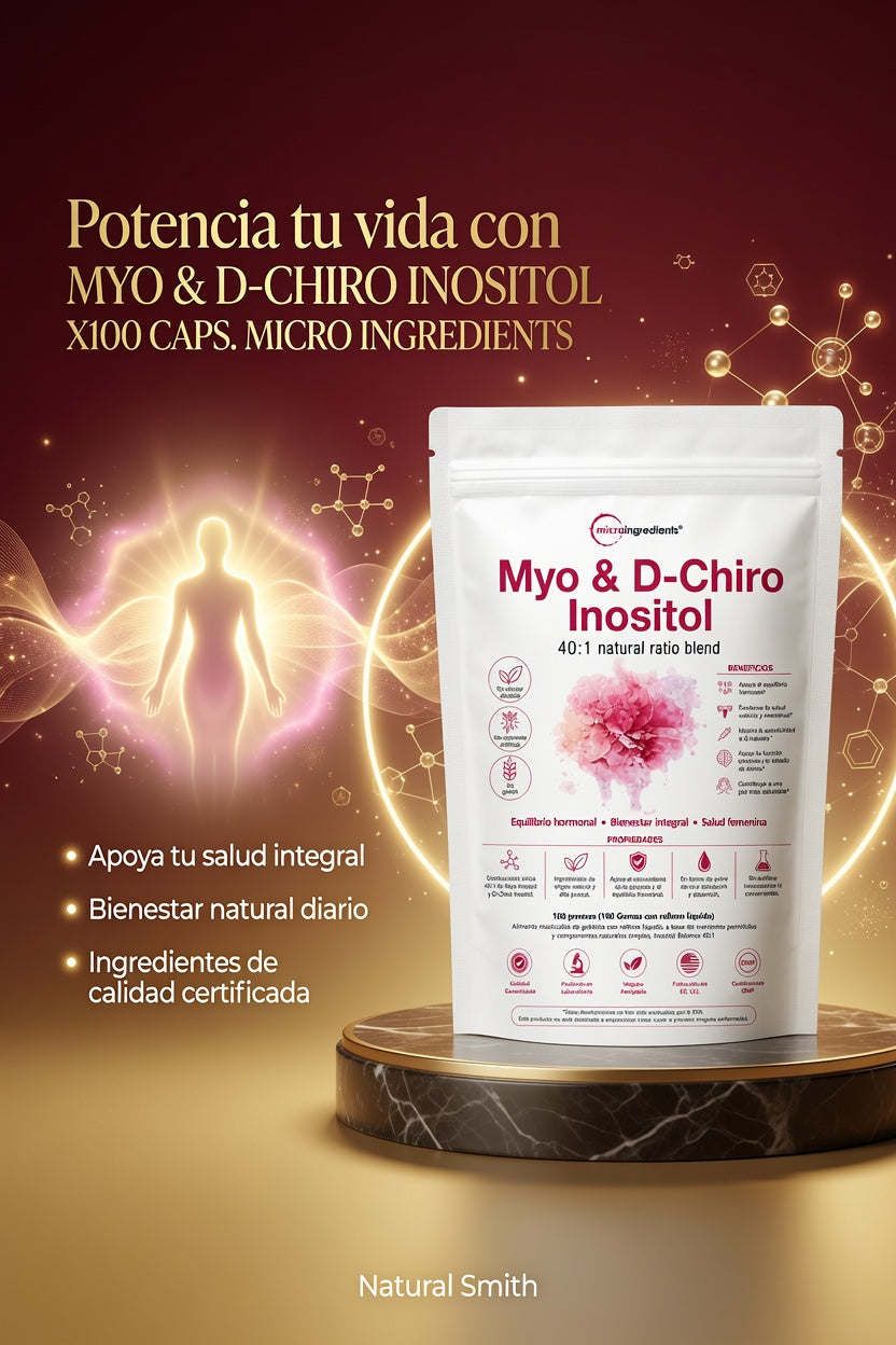 MYO & D-CHIRO INOSITOL X100 CAPS. MICRO INGREDIENTS ia_3