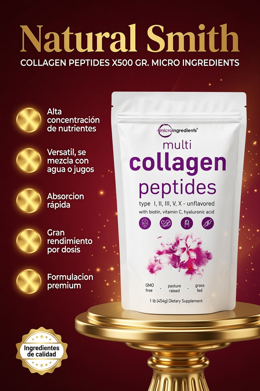 COLLAGEN PEPTIDES X500 GR. MICRO INGREDIENTS ia_2
