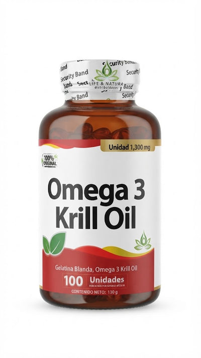 OMEGA 3 X100 KRILL OIL LIFEYNATURA — SKU 001684