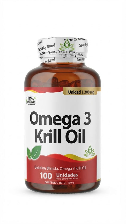OMEGA 3 X100 KRILL OIL LIFEYNATURA — SKU 001684