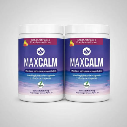 MAX CALM MAGNESIUM GLYCINATE + CITRATE X453 GR VEGAN  principal