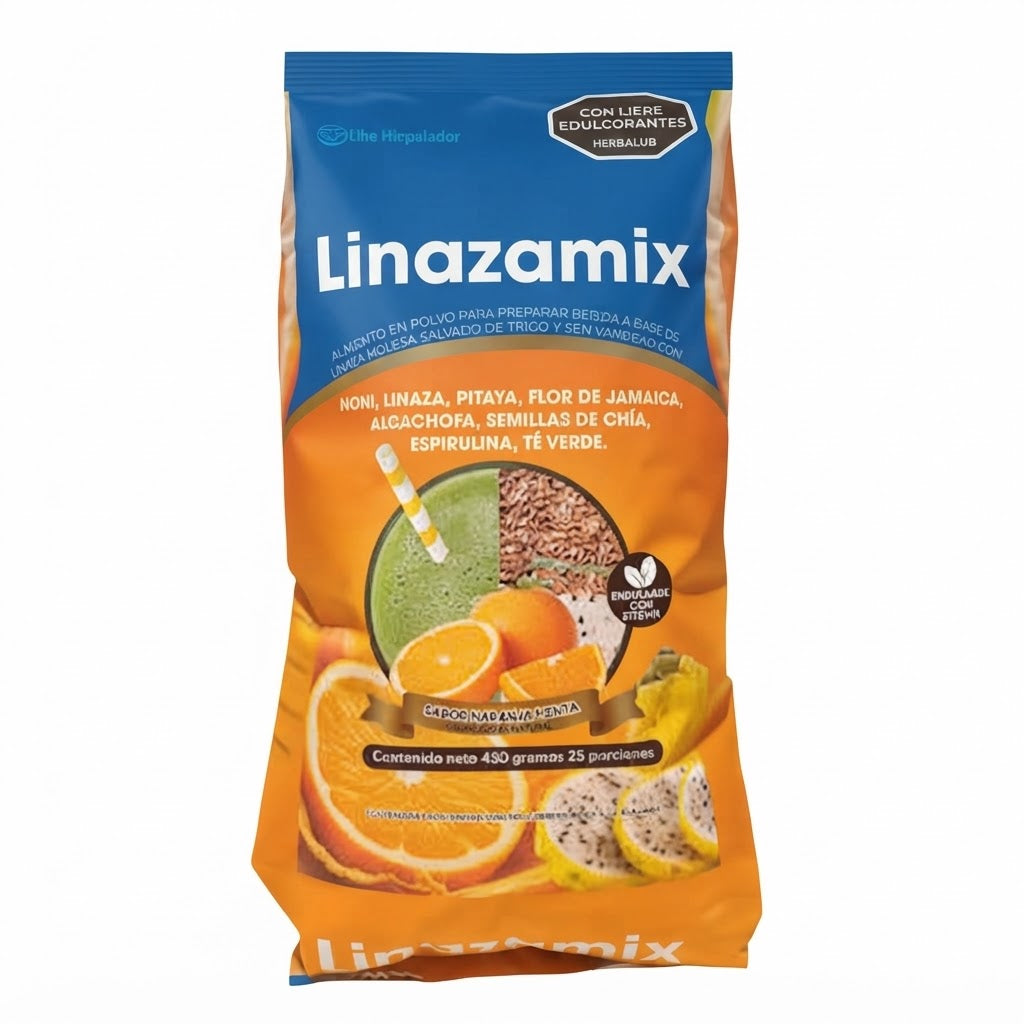 LINAZAMIX NARANJA MENTA 450GR. COLON CLEANSER — SKU 001734