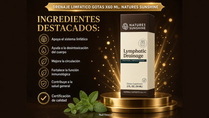 DRENAJE LIMFATICO GOTAS X60 ML. NATURES SUNSHINE ia_2